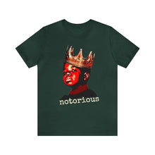 Load image into Gallery viewer, Notorious: Unisex Jersey Short Sleeve Tee