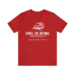 New Travel the Distance: Unisex Jersey Short Sleeve Tee