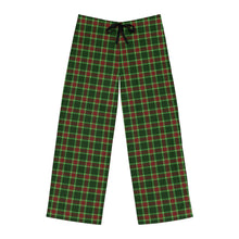 Load image into Gallery viewer, Green Plaid: Men&#39;s Pajama Pants (AOP)