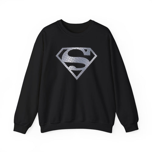 Black Superman: Unisex Heavy Blend™ Crewneck Sweatshirt