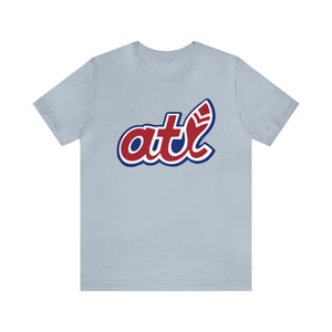 Retro ATL Logo: Unisex Jersey Short Sleeve Tee