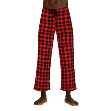 Cargar imagen en el visor de la galería, Plaid: Men&#39;s Pajama Pants (AOP)