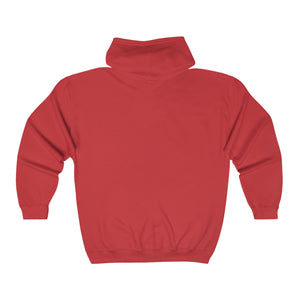 AFJROTC/BULLDOG: Unisex Heavy Blend™ Full Zip Hooded Sweatshirt
