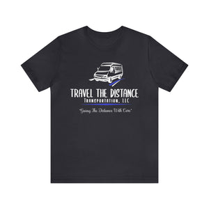 New Travel the Distance: Unisex Jersey Short Sleeve Tee