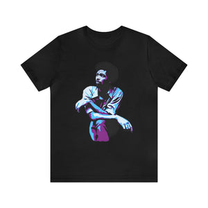 Gil Scott-Heron/Blue: Unisex Jersey Short Sleeve Tee