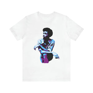 Gil Scott-Heron/Blue: Unisex Jersey Short Sleeve Tee