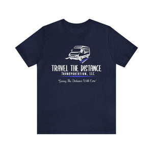 New Travel the Distance: Unisex Jersey Short Sleeve Tee