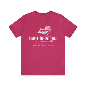 New Travel the Distance: Unisex Jersey Short Sleeve Tee