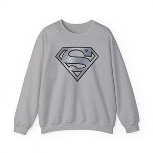 Black Superman: Unisex Heavy Blend™ Crewneck Sweatshirt