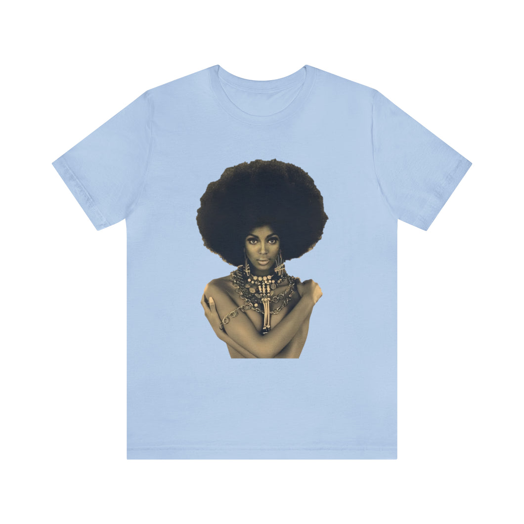 Afro Queen: Unisex Jersey Short Sleeve Tee