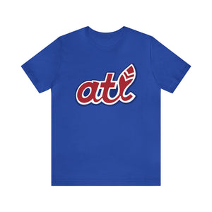 Retro ATL Logo: Unisex Jersey Short Sleeve Tee