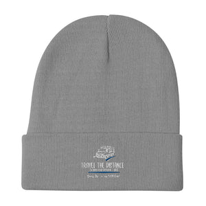 New Travel the Distance: Embroidered Beanie