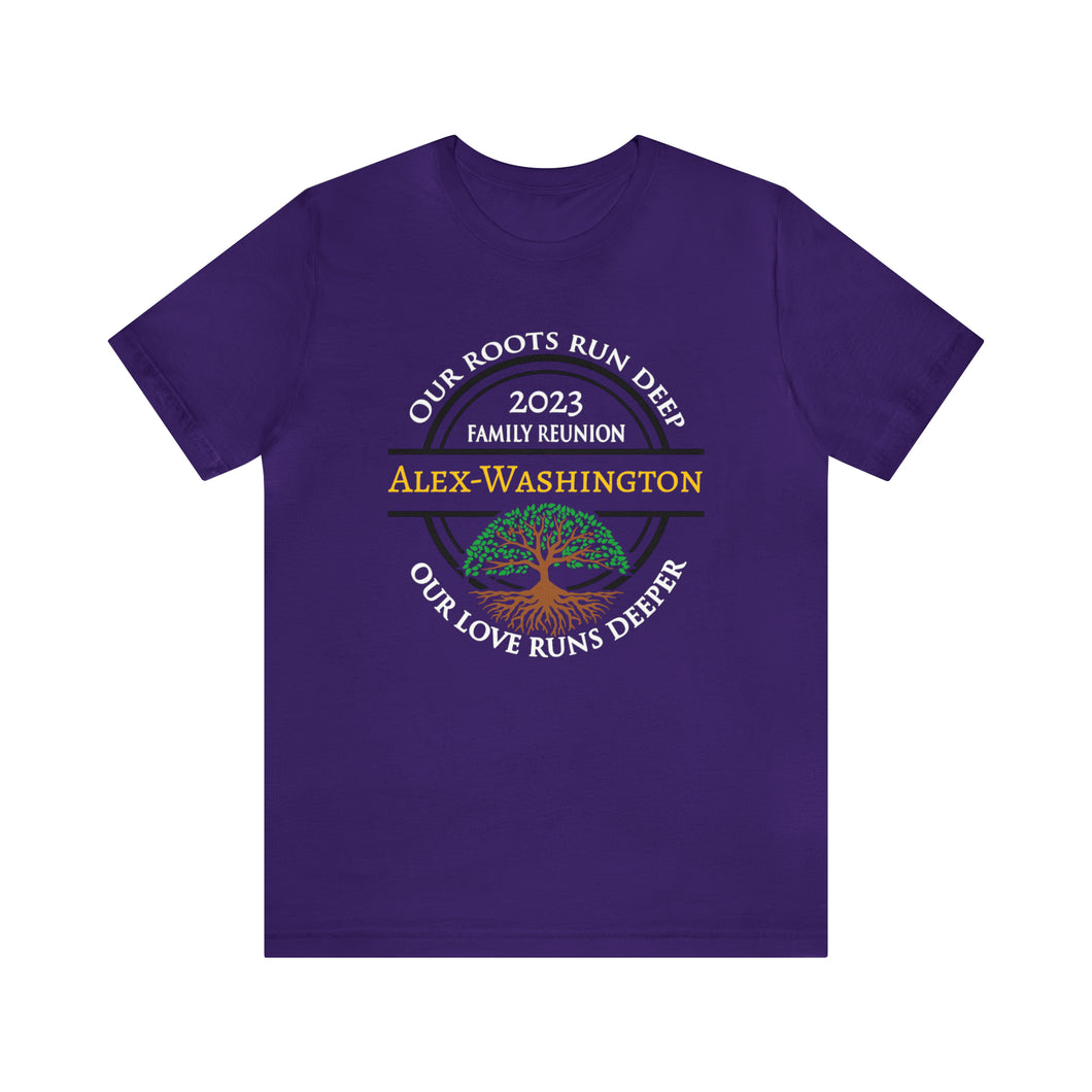 Alex-Family Reunion (4X): Unisex Jersey Short Sleeve Tee