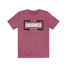 Cargar imagen en el visor de la galería, Unarmed: Kings&#39; or Queens&#39; Jersey Short Sleeve Tee