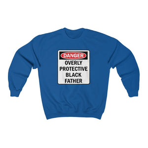 Protective Black Dad: Unisex Heavy Blend™ Crewneck Sweatshirt