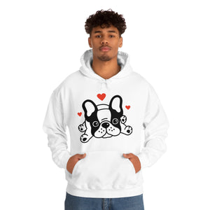 Mia/French Bulldog: Unisex Heavy Blend™ Hooded Sweatshirt