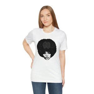 Angela Davis/UCC Logo: Unisex Jersey Short Sleeve Tee