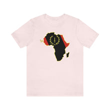 Cargar imagen en el visor de la galería, African American Heritage Flag/Africa:  Unisex Jersey Short Sleeve Tee