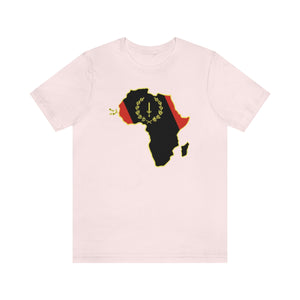 African American Heritage Flag/Africa:  Unisex Jersey Short Sleeve Tee