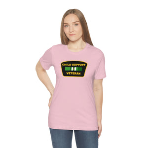 Child Support Veteran: Unisex Jersey Short Sleeve Tee