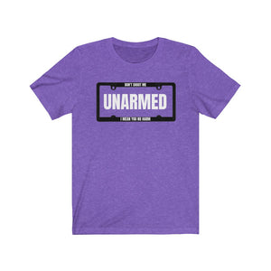 Unarmed: Kings' or Queens' Jersey Short Sleeve Tee
