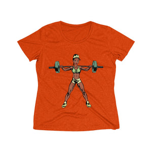 Workout Tianna: Queens' Heather Wicking Tee