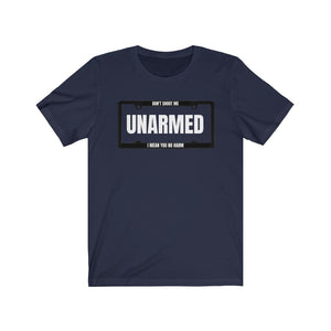 Unarmed: Kings' or Queens' Jersey Short Sleeve Tee