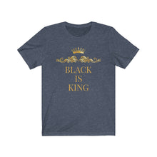 Cargar imagen en el visor de la galería, Black Is King: Kings&#39; Jersey Short Sleeve Tee