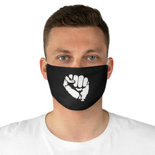 Load image into Gallery viewer, Black Power Fist: Kings&#39; or Queens&#39; Fabric Face Mask
