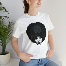 Cargar imagen en el visor de la galería, Angela Davis/UCC Logo: Unisex Jersey Short Sleeve Tee