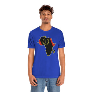 African American Heritage Flag/Africa:  Unisex Jersey Short Sleeve Tee