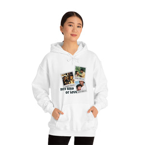 90's Type Love: Unisex Heavy Blend™ Hooded Sweatshirt