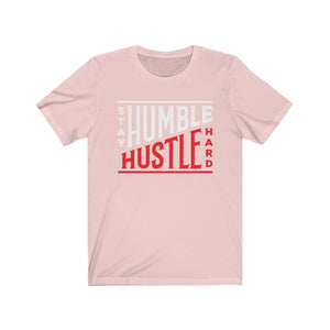 Stay Humble & Hustle Hard: Kings' or Queens' Jersey Short Sleeve Tee