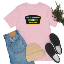 Cargar imagen en el visor de la galería, Child Support Veteran: Unisex Jersey Short Sleeve Tee