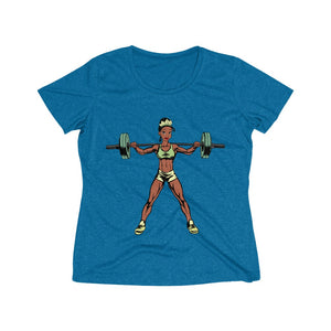 Workout Tianna: Queens' Heather Wicking Tee