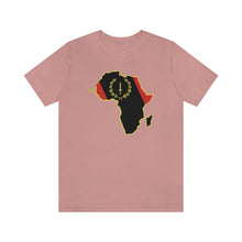 Load image into Gallery viewer, African American Heritage Flag/Africa:  Unisex Jersey Short Sleeve Tee