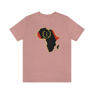 African American Heritage Flag/Africa:  Unisex Jersey Short Sleeve Tee