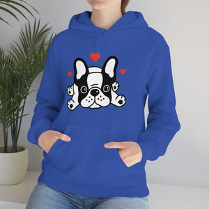 Mia/French Bulldog: Unisex Heavy Blend™ Hooded Sweatshirt