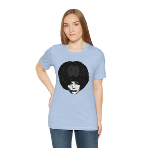 Angela Davis/UCC Logo: Unisex Jersey Short Sleeve Tee