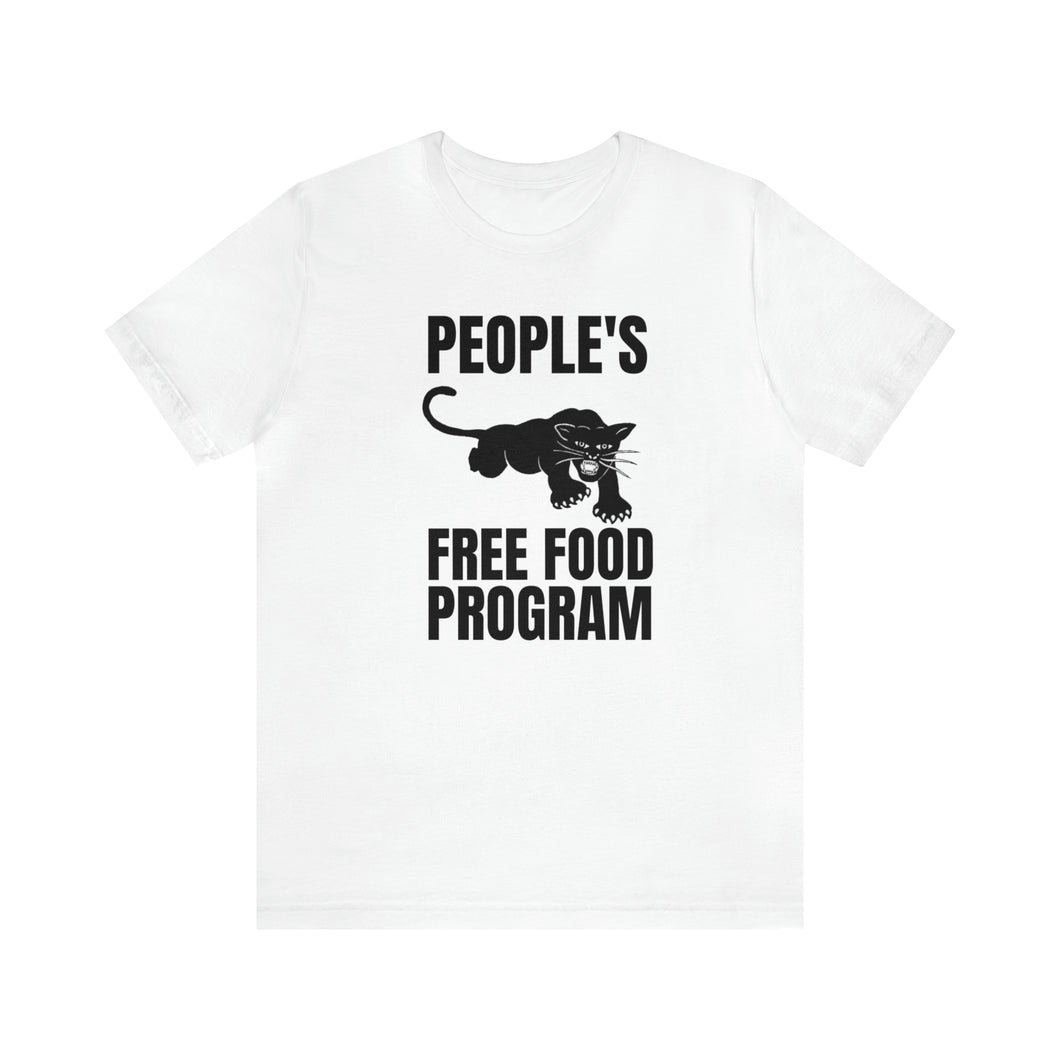 People's Free Food Program: Unisex Jersey Short Sleeve Tee
