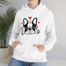 Load image into Gallery viewer, Mia/French Bulldog: Unisex Heavy Blend™ Hooded Sweatshirt