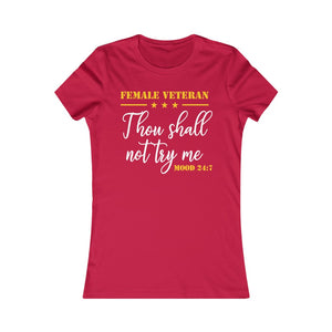 Female Veteran: Queens' Favorite Tee