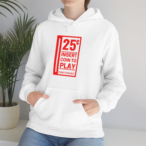 Insert to Play: Unisex Heavy Blend™ Hooded Sweatshirt