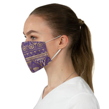 Load image into Gallery viewer, Eygptian Decor (Purple): Kings&#39; or Queens&#39; Fabric Face Mask