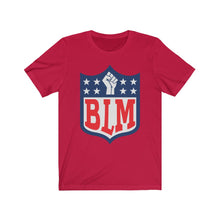 Load image into Gallery viewer, BLM Shield: Kings&#39; or Queens&#39; Jersey Short Sleeve Tee