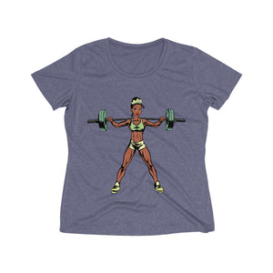 Workout Tianna: Queens' Heather Wicking Tee