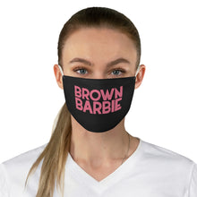 Load image into Gallery viewer, Brown Barbir: Queens&#39; Fabric Face Mask
