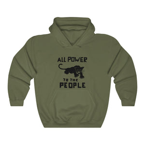 All Power To The People: Unisex Heavy Blend™ Hooded Sweatshirt