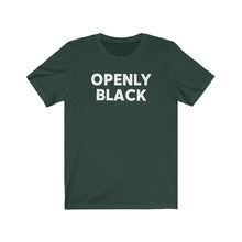 Cargar imagen en el visor de la galería, Openly Black: Kings&#39; Jersey Short Sleeve Tee