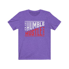 Load image into Gallery viewer, Stay Humble &amp; Hustle Hard: Kings&#39; or Queens&#39; Jersey Short Sleeve Tee
